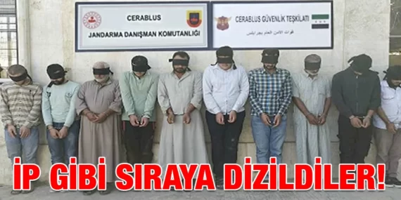İP GİBİ SIRAYA DİZİLDİLER!