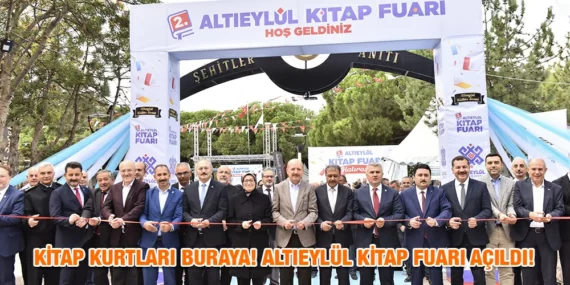 2’NCİ ALTIEYLÜL KİTAP FUARI BAŞLADI