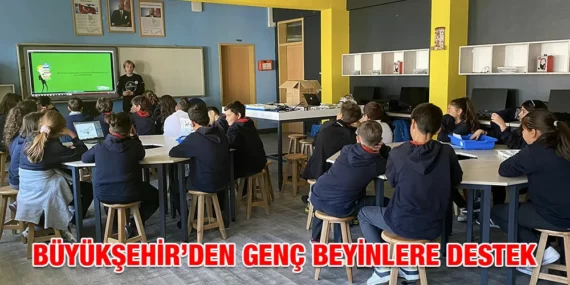 BÜYÜKŞEHİR’DEN, GENÇ BEYİNLERE DESTEK