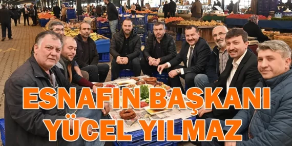 BAŞKAN YILMAZ ESNAFIN YANINDA
