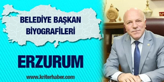 Erzurum Büyükşehir Belediye Başkanı Mehmet Sekmen