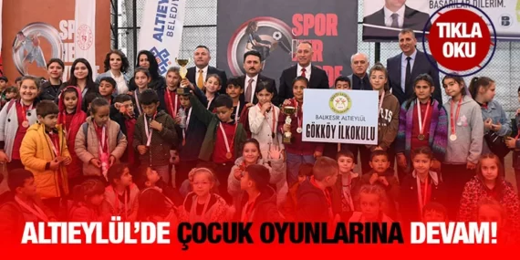 ALTIEYLÜL’DE ÇOCUK OYUNLARI UNUTTURULMUYOR