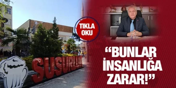 BELEDİYE KIRILAN SUSURLUK YAZISINI YENİDEN YAPTIRDI