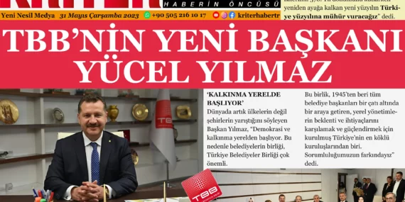 31 MAYIS ÇARŞAMBA 2023 – MANŞET