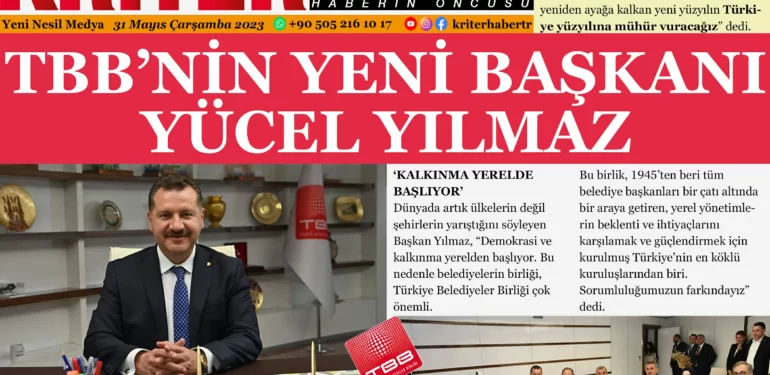 31_MAYIS_ÇARŞAMBA_KRITER_HABER_MANSET