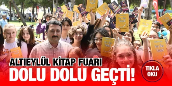 3. ALTIEYLÜL KİTAP FUARI DOLU DOLU GEÇTİ