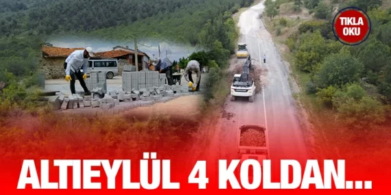 YOL ÇALIŞMALARI DEVAM EDİYOR