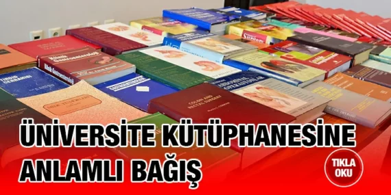 BAÜN Mehmet Akif Ersoy Kütüphanesine Kitap Bağışı