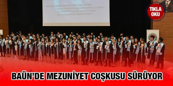 Veteriner Fakültesinde Mezuniyet Gururu