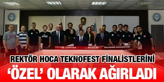 Rektör Oğurlu’dan TEKNOFEST Finalistlerine Teşekkür