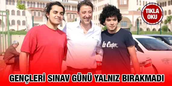 BANDIRMA BELEDİYESİ ÜNİVERSİTE ADAYLARININ YANINDA