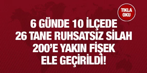 ASAYİŞTE SON DURUM