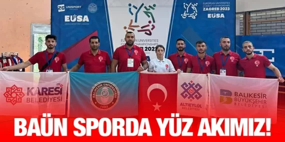 Balıkesir Üniversiteli Sporcular Avrupa Şampiyonasında Ülkemizin Gururu Oldu
