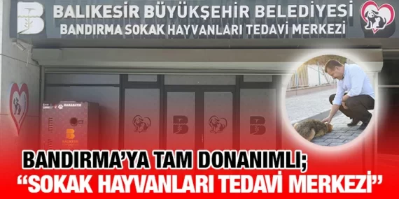BBB’den Bandırma’ya da Sokak Hayvanları Tedavi Merkezi