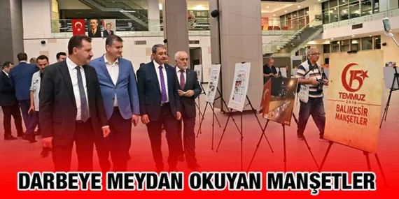 BALIKESİR MANŞETLERİ SERGİSİ AÇILDI
