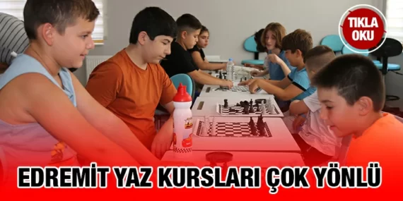 YAZ KURSLARINA YOĞUN İLGİ