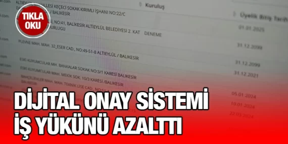 ALTIEYLÜL’DE ALDOS İLE İŞLEMLER DAHA HIZLI