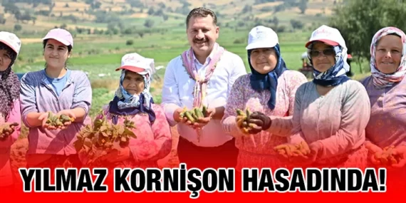 Başkan Yılmaz üreticinin yanında