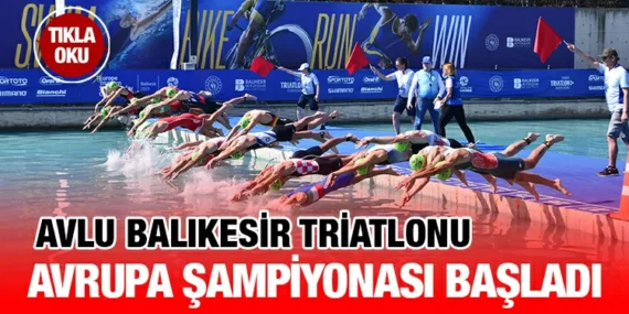 32 ülke Balıkesir’de yüzüp koşup sürüyor