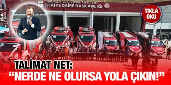 İtfaiye teşkilatına 42 milyon liralık yeni envanter desteği