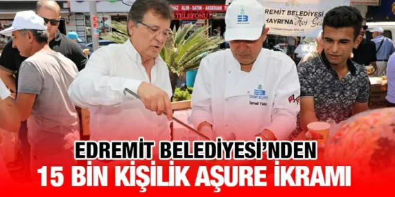 Edremit Belediyesi’nden aşure hayrı