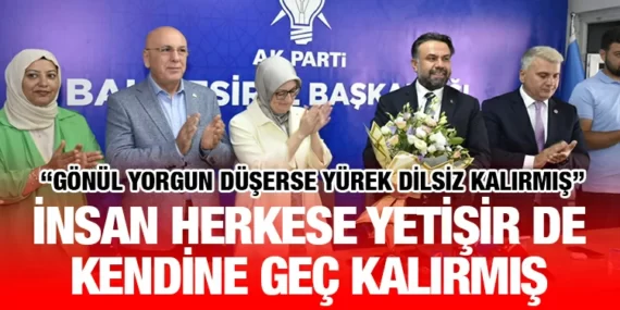 BU SÖZLERLE VEDA ETTİ…
