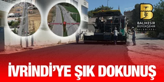 İvrindi’ye sıcak asfalt