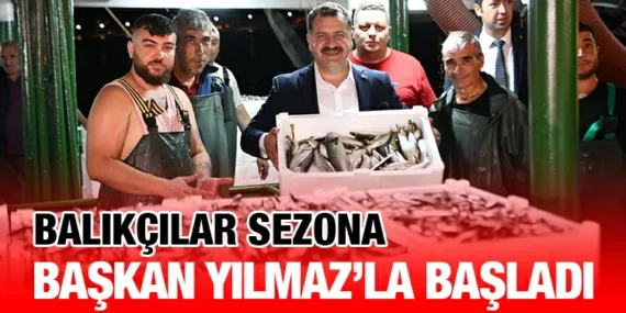 Başkan Yılmaz sezonun ilk mezatına katıldı