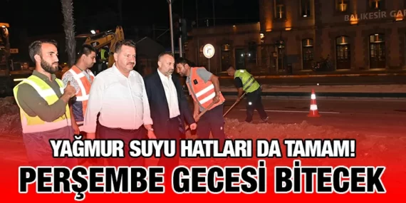 Gar önünde hummalı çalışma