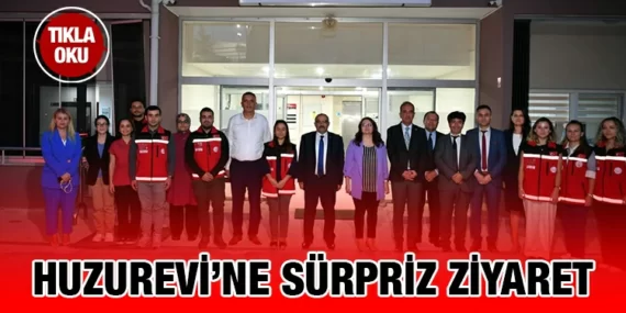 Vali Ustaoğlu Huzurevindeydi