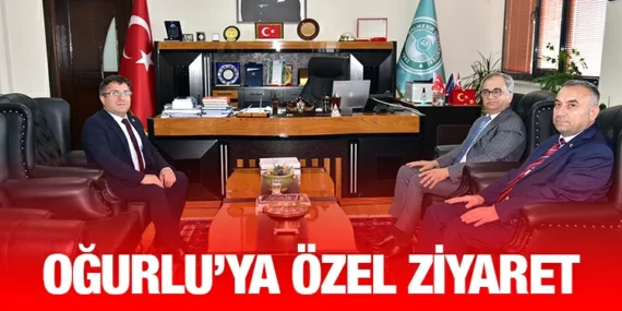 TÜRKİYE BELEDİYELER BİRLİĞİ GENEL SEKRETERİ YÜCEL HOCA’YA GELDİ