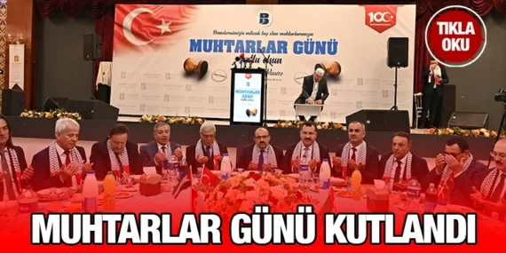 BAŞKAN YILMAZ 20 İLÇENİN MUHTARLARIYLA BİR ARAYA GELDİ