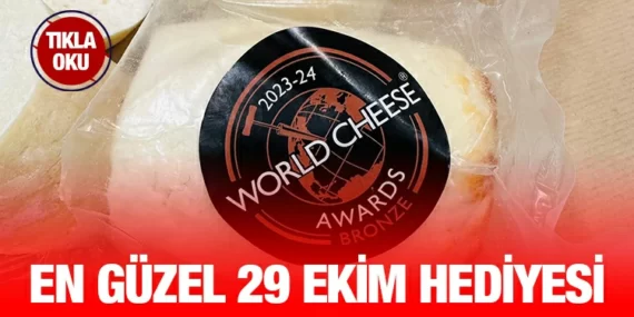 BALIKESİR’İN “KİRLİ HANIM PEYNİRİ” DÜNYA PEYNİR YARIŞMASI”NDA BRONZ MADALYA ELDE ETTİ
