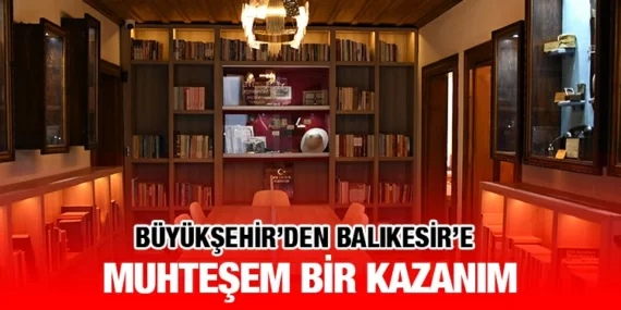 BÜYÜKŞEHİR, CUMHURİYET’İN 100. YILINI KÜTÜPHANE AÇARAK KUTLADI