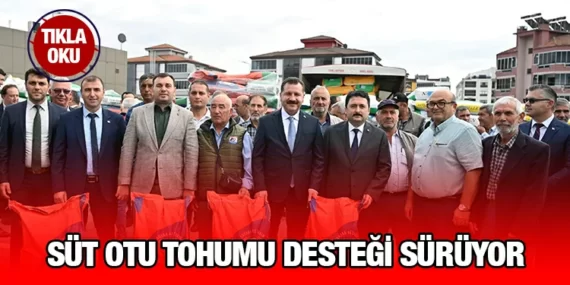 BÜYÜKŞEHİR’DEN ÜRETİCİYE SÜT OTU TOHUMU DESTEĞİ