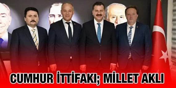 BAŞKAN TUNÇ’A HAYIRLI OLSUN ZİYARETİ