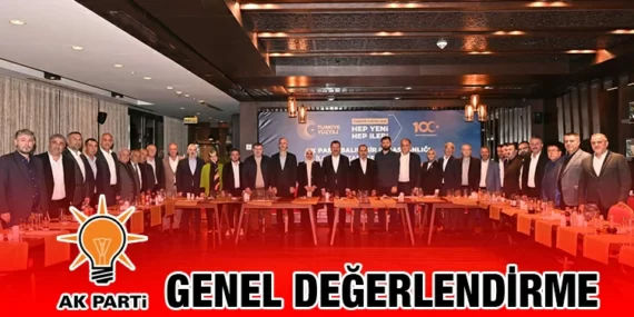 AK PARTİ’DEN İLÇE BAŞKANLARI TOPLANTISI