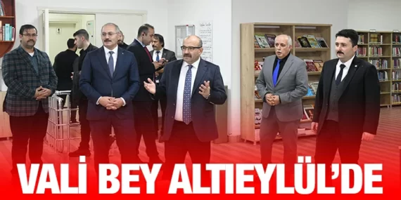 ALTIEYLÜL’ÜN VİZYON PROJELERİ VALİ USTAOĞLU’NDAN TAM NOT ALDI