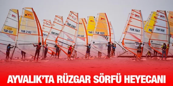 CUNDA ADASI TYF RÜZGÂR SÖRFÜ YARIŞLARINA EV SAHİPLİĞİ YAPTI
