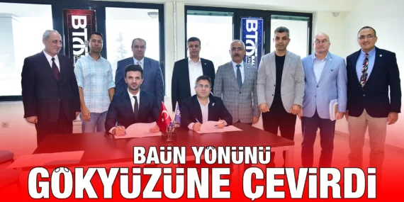 BAÜN YÖNÜNÜ GÖKYÜZÜNE ÇEVİRDİ!