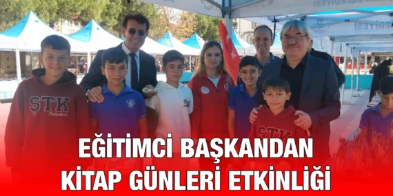 EĞİTİMCİ BAŞKANDAN KİTAP GÜNLERİ ETKİNLİĞİ