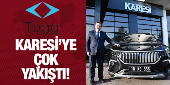 TOGG KARESİ BELEDİYESİ’NİN MAKAM ARACI OLDU