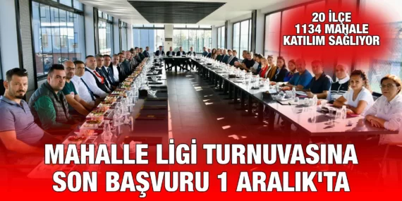 MAHALLE LİGİ TURNUVASINA SON BAŞVURU 1 ARALIK’TA