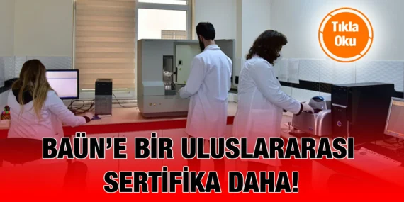 BAÜN HASTANESİ GENETİK HASTALIKLAR DEĞERLENDİRME MERKEZİNE ULUSLARARASI SERTİFİKA