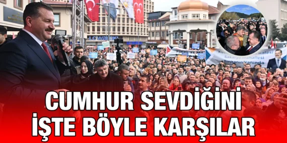 CUMHUR SEVDİĞİNİ İŞTE BÖYLE KARŞILAR