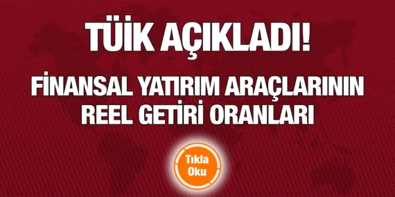 FİNANSAL YATIRIM ARAÇLARININ REEL GETİRİ ORANLARI
