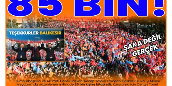 ŞAKA DEĞİL GERÇEK! 85 BİN!