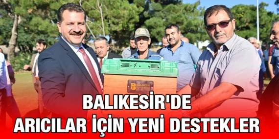 BÜYÜKŞEHİR’DEN, EDREMİT’DE ARICILARA TAM DESTEK