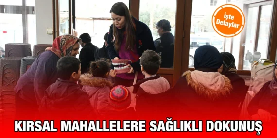 BÜYÜKŞEHİR BELEDİYESİ’NDEN KIRSAL MAHALLELERE SAĞLIK ELİ