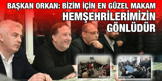 BAŞKAN ORKAN KARESİ’Yİ KARIŞ KARIŞ GEZİYOR